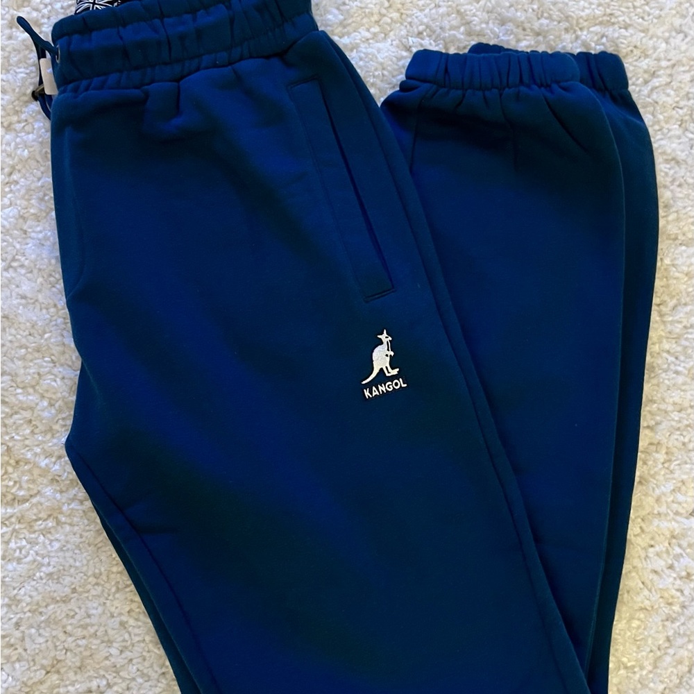 Kangol Mens Dark Blue Joggers